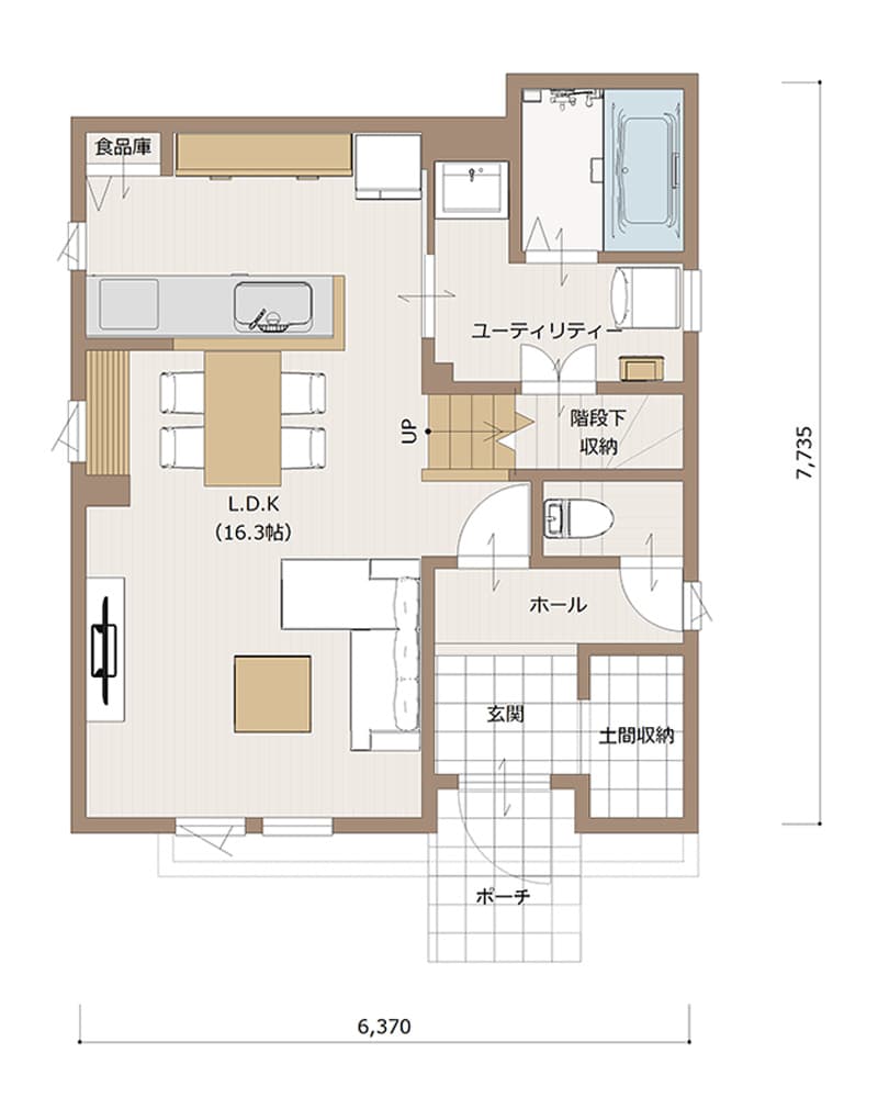 1F間取り図