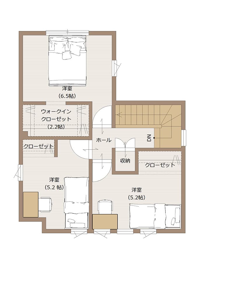 2F間取り図