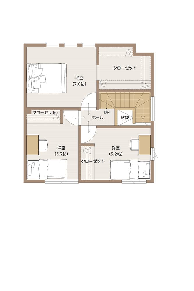 2F間取り図