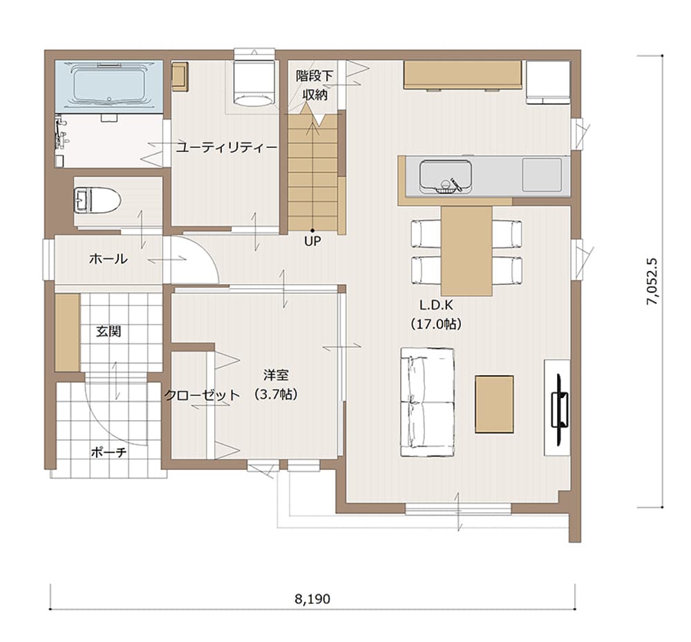 1F間取り図