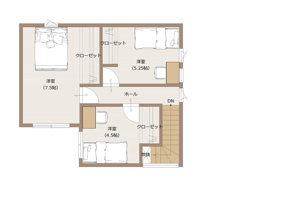 2F間取り図