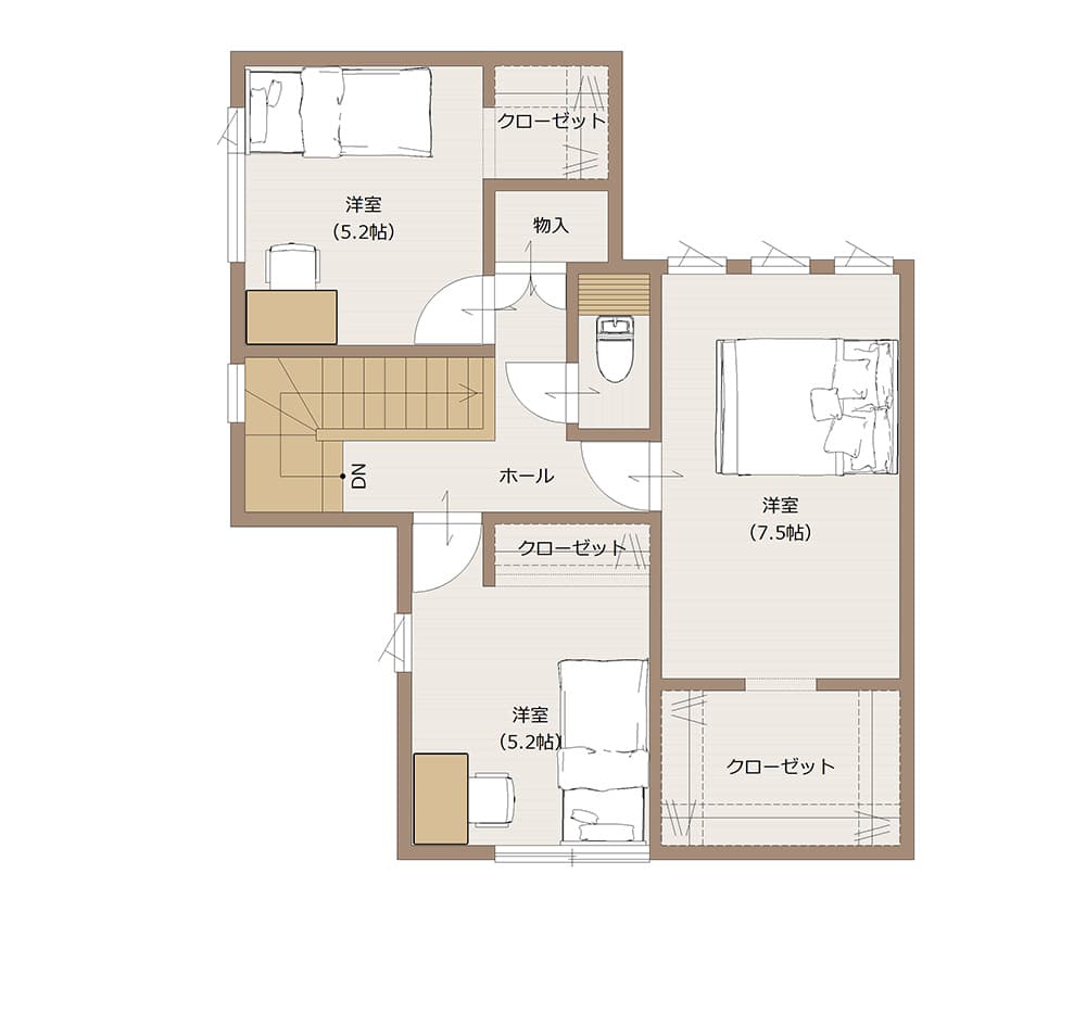 2F間取り図