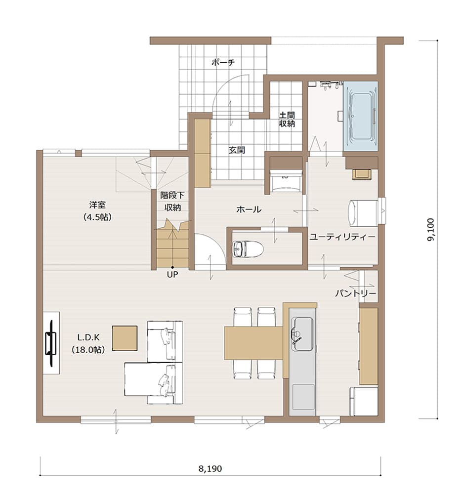 1F間取り図