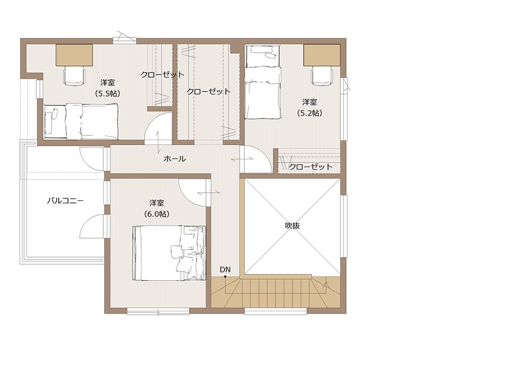 2F間取り図