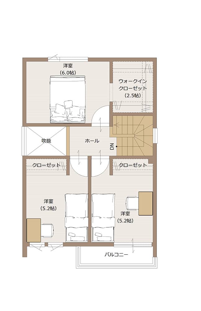 2F間取り図