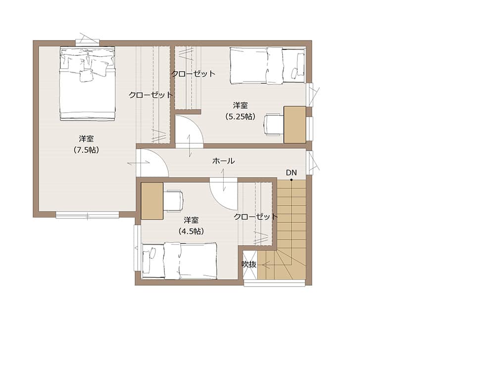 2F間取り図