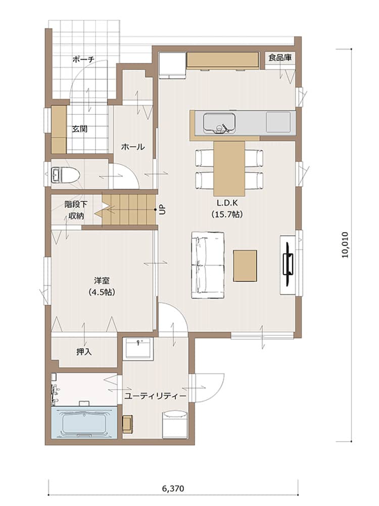 1F間取り図