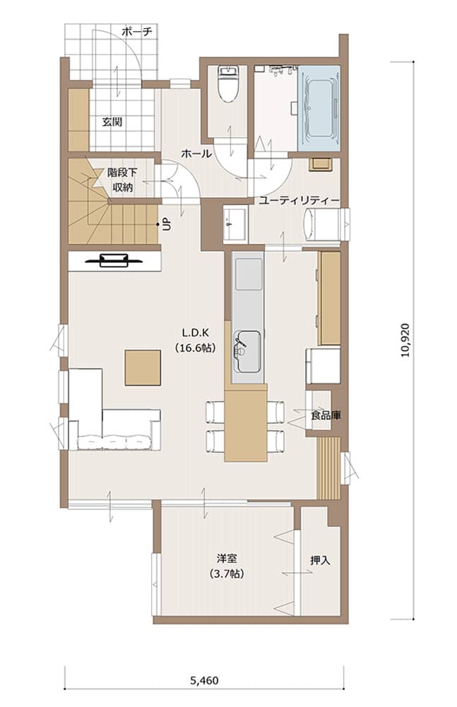 1F間取り図