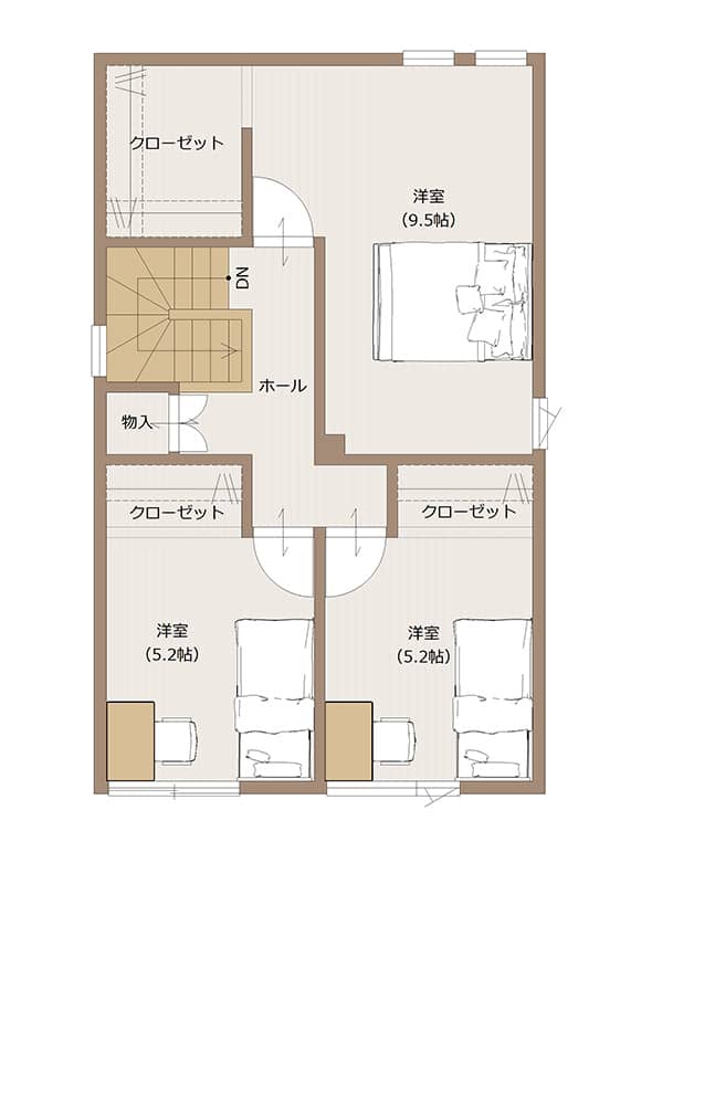 2F間取り図