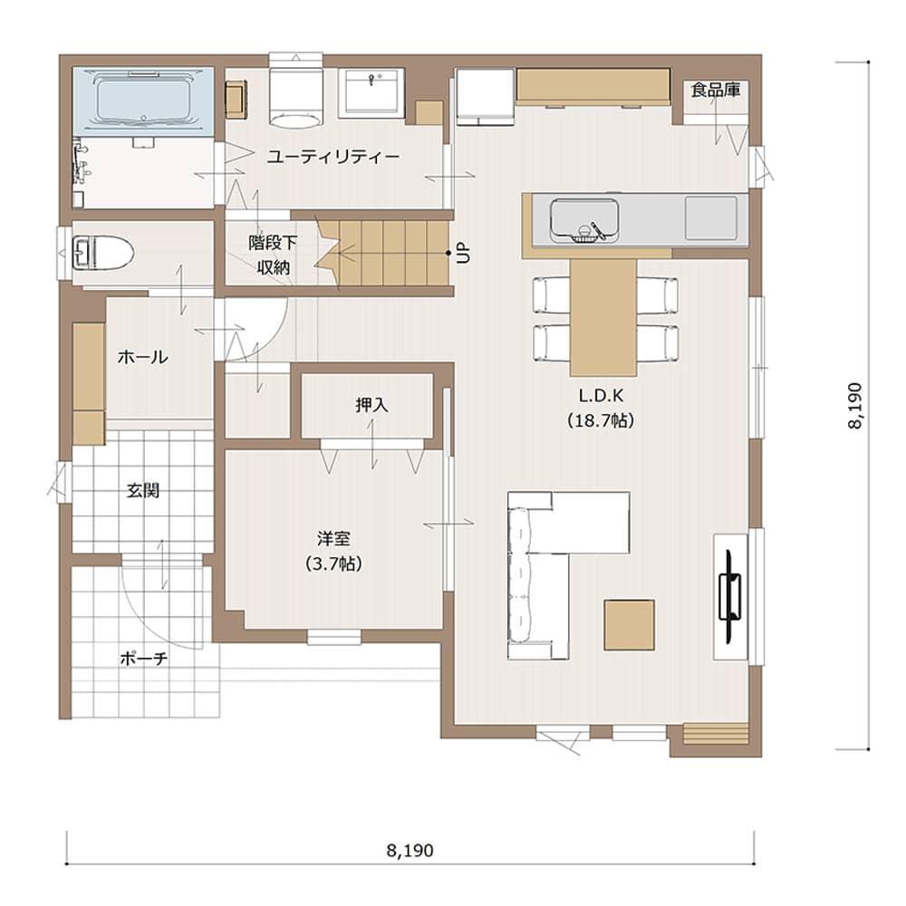 1F間取り図