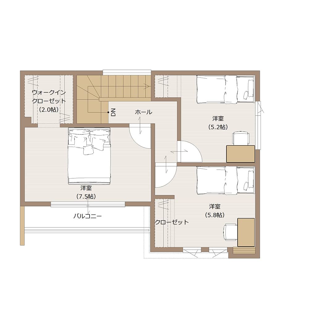 2F間取り図