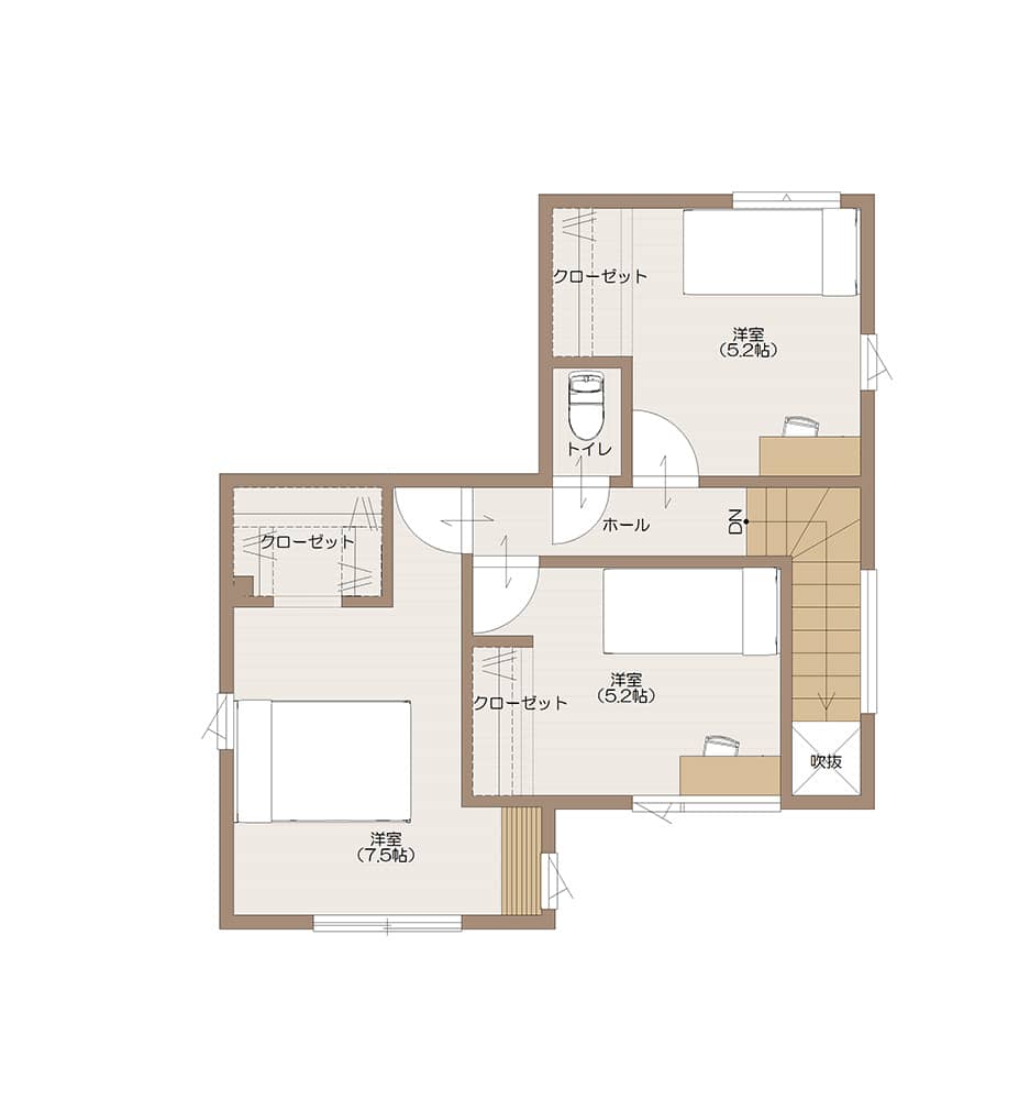 2F間取り図