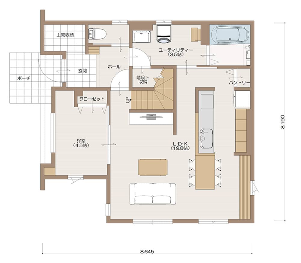 1F間取り図