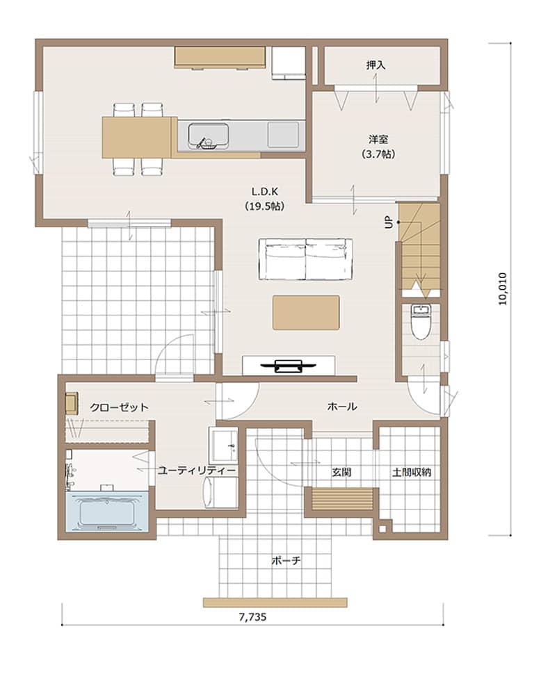 1F間取り図