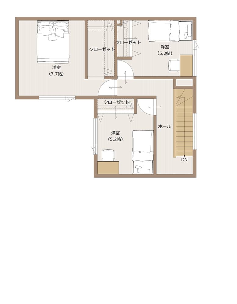 2F間取り図